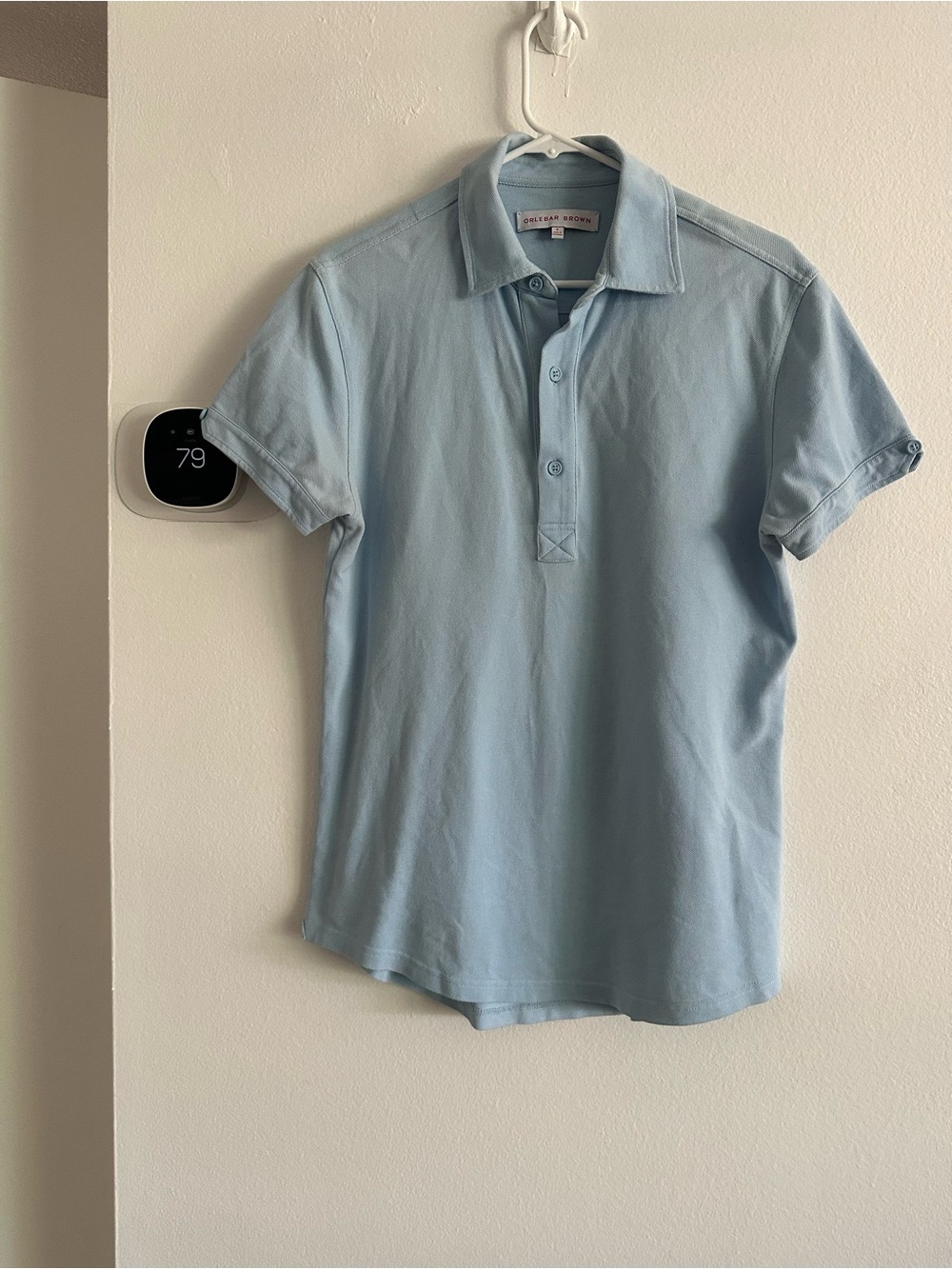 Orlebar Brown Pale Blue Polo Shirt